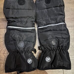 NWOT Canada Pooch Black Dog Walking 2 in 1 Mittens Medium